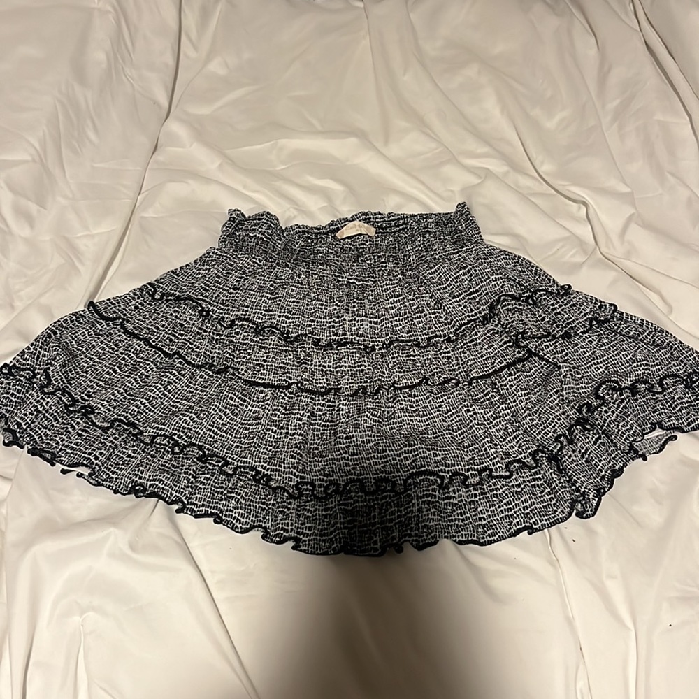 ALTAR’D STATE BLACK POLKA DOT SKIRT SIZE M